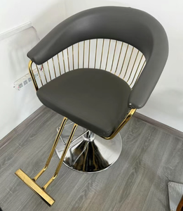 Fauteuil de salon moderne inclinable en aluminium avec fonction de réglage en hauteur pour barbier et coiffeur - Product Image 5