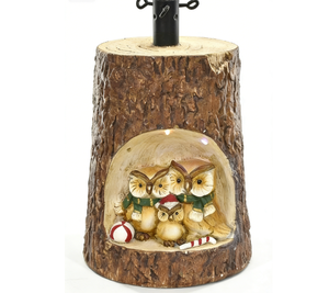 Supporto per Albero di Natale a Forma di Famiglia di Gufo, Base Decorativa Robusta Ideale per Creare un Magico Paesaggio Invernale nella Tua Stanza - Product Image 6