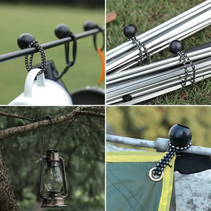 Cordons élastiques à billes robustes de 4 pouces en latex et polyester pour la <span class=keywords><strong>fixation</strong></span> de la bâche de sécurité. - Product Image 4