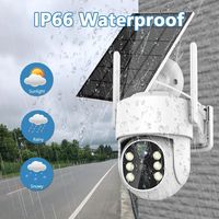 4mp WiFi extérieur solaire PTZ caméra maison Ptz Cctv Ip sécurité caméra solaire sécurité 4mp Mini Smart Wifi caméra solaire Wifi