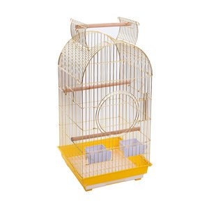 Sağlam Metal Elektrokaplama Kalınlaştırılmış Güçlendirilmiş Büyük Papağanlar, Muhabbet Kuşları ve Tüylü Kuşlar İçin Kuş Kafesi - Ev Süsü Toptan Satış - Product Image 5