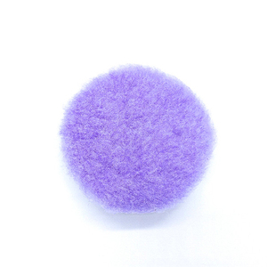 Tampon de polissage en laine 5 Pouces <span class=keywords><strong>Auto</strong></span> Voiture violet en laine d'agneau Laine Tampon de Polissage - Product Image 2