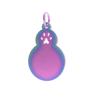 Yiwu Aceon acier inoxydable Pet ID étiquettes de <span class=keywords><strong>chien</strong></span> personnalisées nom de chiot métal vierge gravé pour animal de compagnie Unique patte creuse <span class=keywords><strong>gourde</strong></span> étiquette de <span class=keywords><strong>chien</strong></span> - Product Image 3