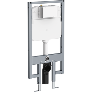 Cisterna Empotrada Delgada de 80mm Tipo Dividido para Baño Comercial con Accionamiento Frontal y Descarga Silenciosa - Product Image 1