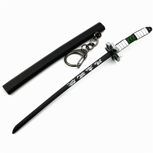LLavero de Anime japonés Demon Slayer, no Yaiba Kimetsu, accesorios para Cosplay, <span class=keywords><strong>arma</strong></span>, modelo de Anime, regalos, accesorios, 15CM, envío directo - Product Image 6