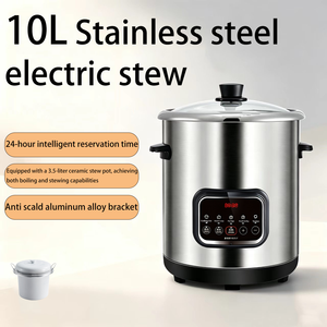 Marmite à soupe et ragoût entièrement automatique en acier inoxydable de <span class=keywords><strong>10</strong></span> <span class=keywords><strong>litres</strong></span> pour usage domestique, vente en gros, personnalisation - Product Image 1