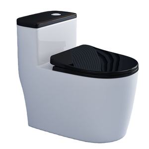 <span class=keywords><strong>Desatascar</strong></span> inodoro sanitario baño completo hotel de lujo inodoro negro en forma de huevo - Product Image 1