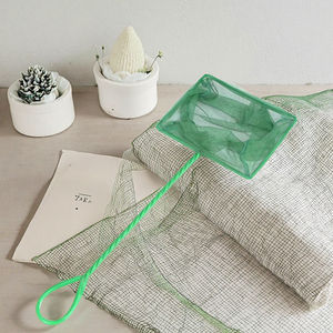 Filet de pêche pour <span class=keywords><strong>aquarium</strong></span> de qualité supérieure, design rond et carré, plastique vert + fil de fer, accessoires pour <span class=keywords><strong>aquarium</strong></span>, filet de pêche - Product Image 2