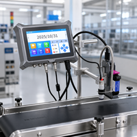 Imprimante d'étiquettes jet d'encre numérique multicolore entièrement automatique pour la date de péremption/le numéro de lot, directement de l'usine, pour l'industrie pharmaceutique