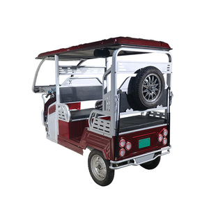 Qsd Bán Buôn Chất Lượng Tốt Điện Tuk Tuk Pin-Powered Xe Kéo Cao Mặt Đất Giải Phóng Mặt Đất Giá Rẻ Kuku E Ấn Độ Thị Trường Hành Khách - Product Image 3