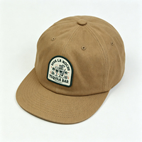 Casquette de baseball unisexe personnalisée OEM de haute qualité, 5 panneaux, 100 % coton, avec broderie et visière plate