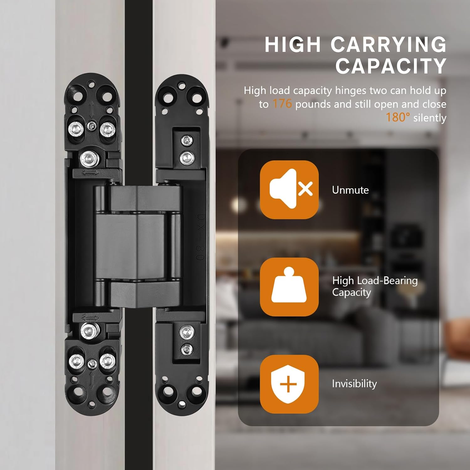 adjustable concealed door hinge