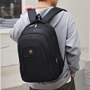 Men's <b>Backpack</b> <b>Large</b> Capacity 20L Business Travel Computer Use Solid Color Black Blue Red Spring 2023 - Product Image 2