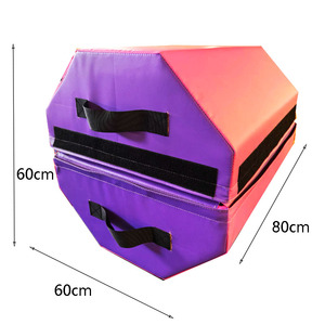 High Quality PVC Octagon Tumbler <strong>Mat</strong> Sponge Gymnastics Training Equipment for Skill Development &amp; Tumbling Exercise - Product Image 3