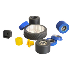 Rodízio Giratório de Alumínio em Poliuretano Ecológico Preto com Roda Sólida, Capacidade de Carga de 100kg-400kg, Garantia de <span class=keywords><strong>1</strong></span> Ano - Product Image 1