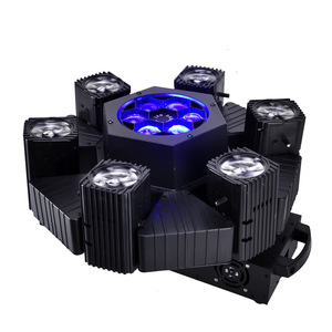 RGB <strong>Animation</strong> LED Matrix Light DMX512 Controlled Rotating Scanning Beam with IP20 Rating for Nightclubs and Parties - Product Image 2