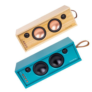Altavoz <span class=keywords><strong>de</strong></span> conexión inalámbrica <span class=keywords><strong>de</strong></span> madera Wine Tasting Companion, controladores duales, TWS, 2000mAh, conexión inalámbrica - Product Image 1