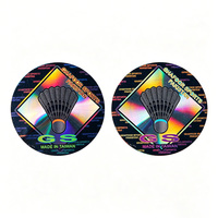 Étiquette de sécurité holographique mate imperméable anti-effraction, impression personnalisée de logo couleur pour sceau de garantie, imprimante, cartouche de toner