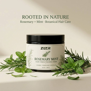 OEM ODM Rosemary Mint <b>Hair</b> Mask Strengthen Nourish Revitalize Custom Formula Private Label - Product Image 2