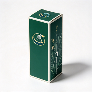 Caja de regalo para 3 pelotas de golf con impresión de logotipo personalizado y embalaje para envío - Product Image 6