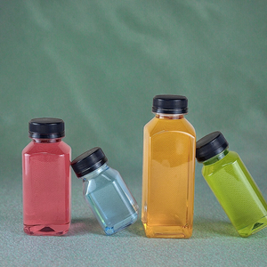 Thân Thiện Với Môi 100Ml 250Ml 300Ml 350Ml 400Ml 500Ml Vòng Và Vuông Dùng Một Lần Nước Trái Cây Lastic Chai Cho Đồ Uống - Product Image 4