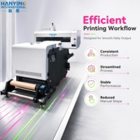 Nouvelle imprimante DTF HANYING haute précision entièrement automatique avec circulation d'encre blanche, garantie 1 an pour l'impression de vêtements