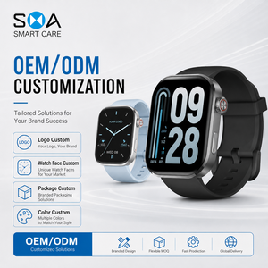 Smartwatch Rettangolare Personalizzato a Prezzo di Fabbrica, Chiamate Bluetooth, Display TFT da 2.0 Pollici, Orologio Sportivo Giallo per Distributori di Marca - Product Image 2