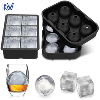 Bac à glaçons carré d'été en silicone personnalisable Moule à glaçons durable et facile à démouler