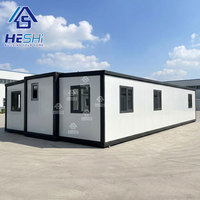 Maison préfabriquée personnalisée en conteneur extensible de 20 pieds ou 40 pieds, construction de maison préfabriquée à deux chambres, immobilier