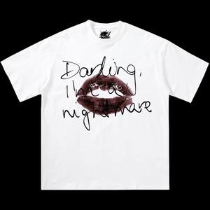 Camiseta Gráfica I'm A Nightmare, Estilo Urbano Oversize Y2K, para Niños, Manga Corta, Cuello Redondo, 100% Algodón, Jersey Estampado - Product Image 3