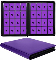 Carpeta de Colección MIO de Cuero PU con 16 Bolsillos para 1024 Tarjetas, Álbum Ecológico Impermeable para Mapas y Juegos