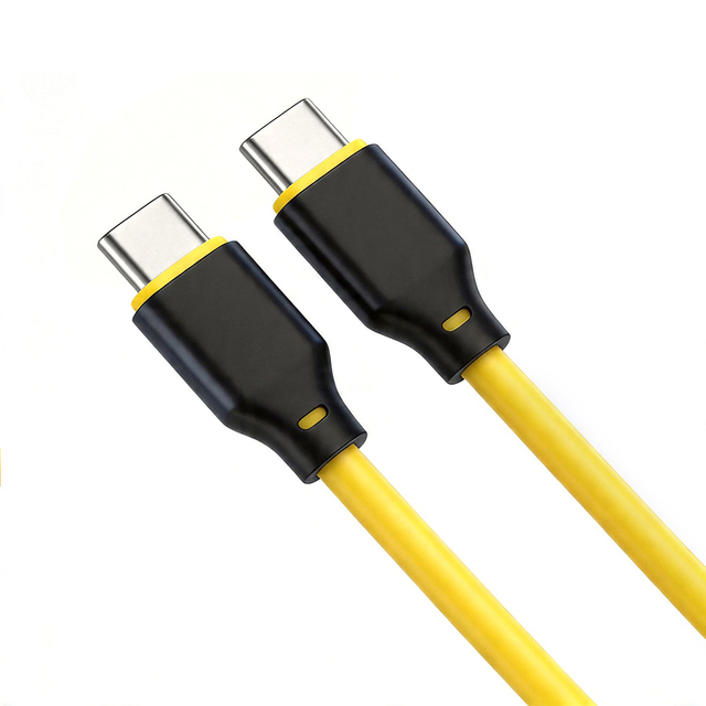 60W PD USB C to C Cable 3A Liquid Silicone Soft Touch 480Mbps Fast Charge Data Sync for iPhone Samsung MacBook iPad