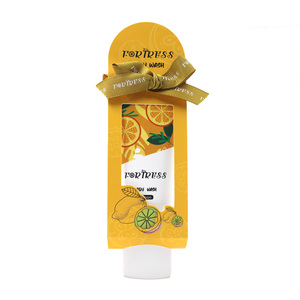 Gel Douche Moussant Parfumé au Citron Doux Marque Privée OEM, au Beurre de Karité, Éclaircissant et Hypoallergénique, Nettoyant Corporel Rafraîchissant - Product Image 1