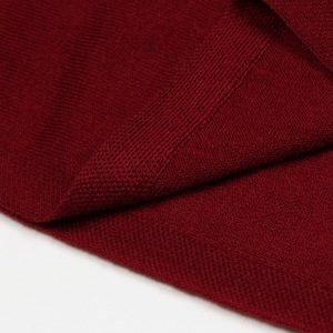 Elegante <span class=keywords><strong>abito</strong></span> a trapeazione <span class=keywords><strong>in</strong></span> lana <span class=keywords><strong>bordeaux</strong></span> con girocollo senza maniche lavorato a <span class=keywords><strong>maglia</strong></span> Pullover da donna - Product Image 6