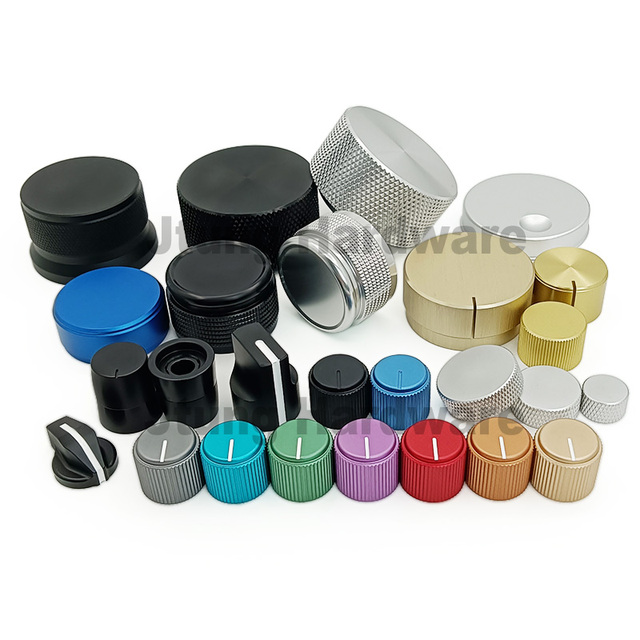 Solid Aluminum  Control Pointer Knob 6.35mm 6mm Rotary Encoder Potentiometer Volume Switch Hifi Synthesizer Knobs