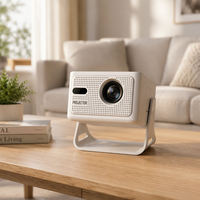 Projecteur Home Cinéma Premium JUNUO HY320max, Vente Flash, Full HD 1080P Natif, 400 ANSI Lumens, Android 14, Auto Focus, Vidéoprojecteur LED