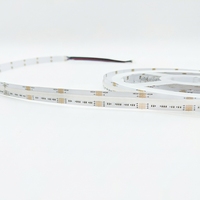 Bande LED RGBW DC12V 16W/M IP20 découpable, 10m/rouleau, pour enseignes néon intérieures et signalétique de devanture de magasin