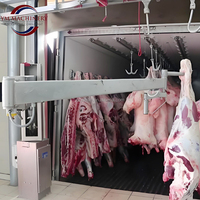Abattoir mobile pour porcs, chèvres et moutons-Système compact d'abattage-éviscération sur roues