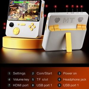 E5คอนโซลเกมมือถือ6000มิลลิแอมป์แบตสำรองแบบ2 in 1ที่ชาร์จเร็ว17วัตต์เกมย้อนยุคเกมคอนโซลแบบพกพาในตัว - Product Image 5