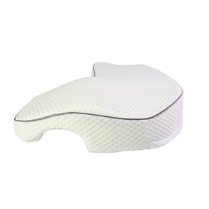 Couple Sleep Aid <b>Pillow</b> <b>U</b>-<b>Shape</b> Memory Foam Cervical Support <b>Pillow</b> For Adults White 70x50x12cm - Product Image 4