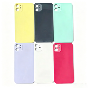 Pièces de rechange pour <span class=keywords><strong>iPhone</strong></span> <span class=keywords><strong>11</strong></span> à <span class=keywords><strong>prix</strong></span> d'usine : Coque arrière de remplacement avec cache de batterie et lentille de caméra, boîtier complet pour <span class=keywords><strong>réparation</strong></span> du panneau arrière - Product Image 2