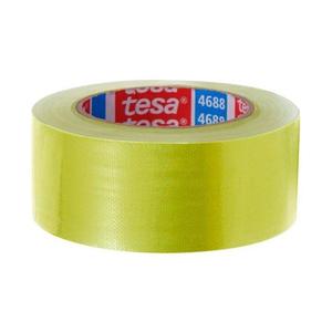TESA - 04688-00045-00 Ruban adhésif standard en tissu revêtu de polyéthylène-Jaune-Rubans adhésifs EAN 4042448862136 Rubans en tissu - Product Image 1