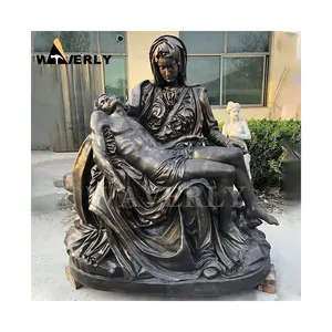 La pieta by tượng Michelangelo Tượng Tôn Giáo ngoài trời tượng Đức Trinh Nữ Maria và tác phẩm điêu khắc tượng đồng Jesus