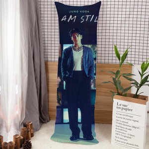 Venta al por mayor KPOP Idol Group Bangtan Boys <span class=keywords><strong>JUNGKOOK</strong></span> I AM STILL JK Body funda de cojín funda de almohada larga - Product Image 1