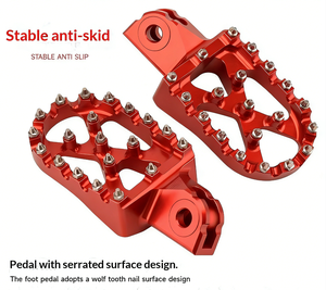 Reposapiés Traseros Antideslizantes Modificados para Motocicleta Shengshi <span class=keywords><strong>Zontes</strong></span> 368G, Accesorios de Reposapiés para Pasajero de Aleación de Aluminio CNC - Product Image 2
