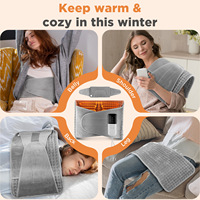 Ceinture chauffante pour l'abdomen, soulage les crampes menstruelles et l'inconfort abdominal, enveloppe chauffante thermique pour femmes