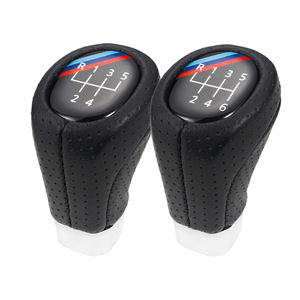 Bmw Car Gear <b>Knob</b> Leather 5 6 Speed Manual <b>Shift</b> <b>Knob</b> Ergonomic Design For Bmw Models - Product Image 5
