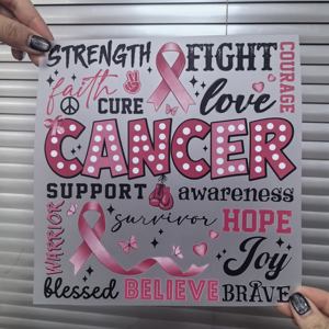 Desain kanker payudara dapat disesuaikan kualitas tinggi untuk stiker cetak Transfer DTF untuk pakaian Transfer panas dan dapat dicuci - Product Image 2