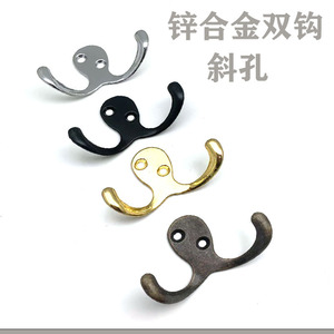 Mingmao Zinc Alloy Double <b>Hook</b> Wall Mounted Creative Coat <b>Hook</b> Animal Shape Durable - Product Image 1
