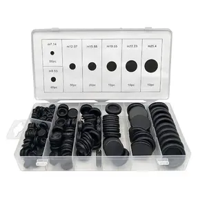 170 Stück Gummi tülle Firewall Hole Plug Sortiment Kit Set mit 7 verschiedenen Größen Ösenring Dichtung ssatz oder Drahtst ecker Reparatur